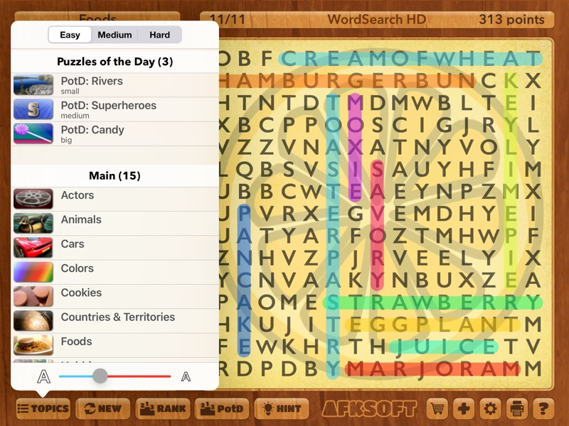 WordSearch HD screenshot 9