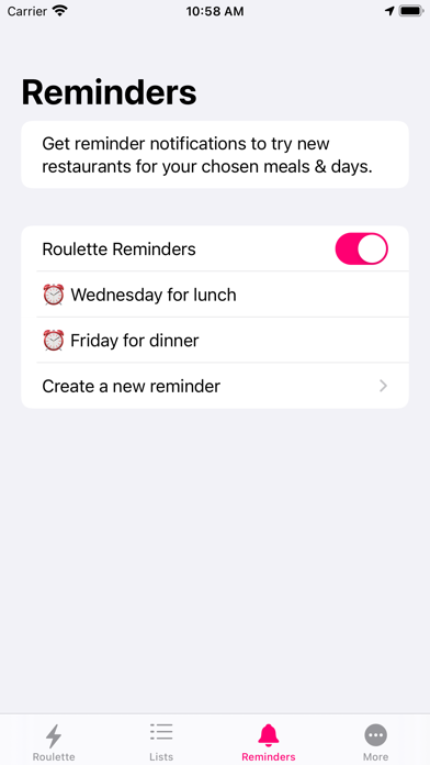 Restaurant Roulette!! Screenshot