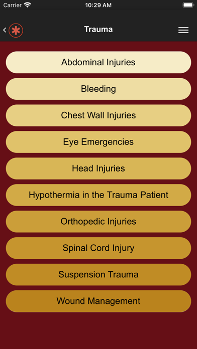 Wilderness Medicine Reference Screenshot