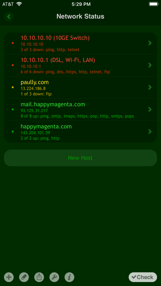 Net Status - Server Monitor - 1.11 - (iOS)