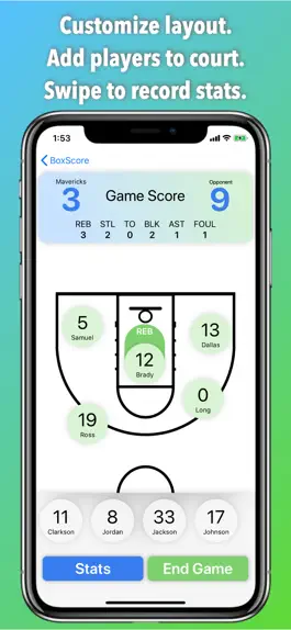 Game screenshot BoxScore Basketball apk