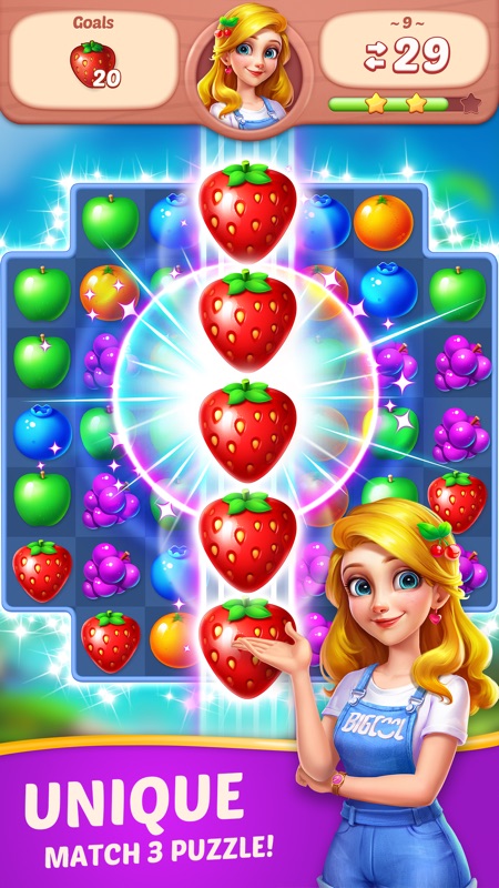 Fruit Genies - Fruit Puzzle screenshot 1