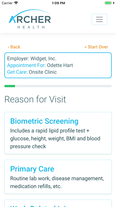 Archer Health Screenshot