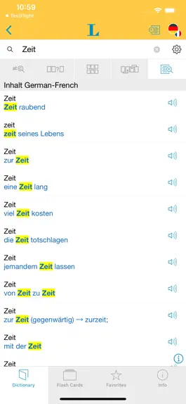 Game screenshot Großes Französisch Wörterbuch apk