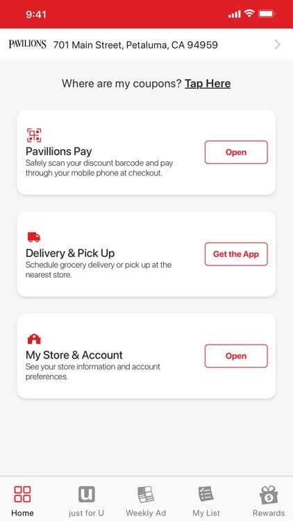 Pavilions Deals & Rewards