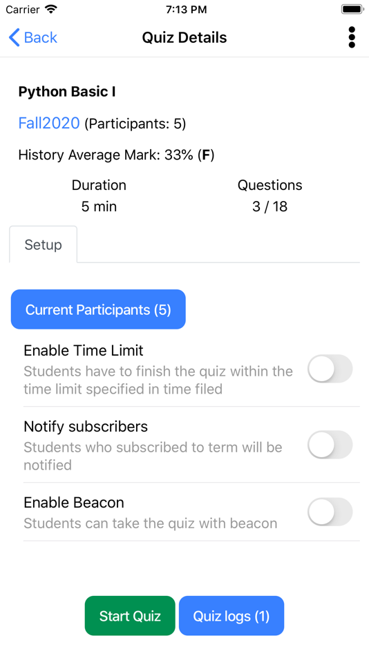 #4. Quiz at Class (iOS) De: ATKLASS CORP.