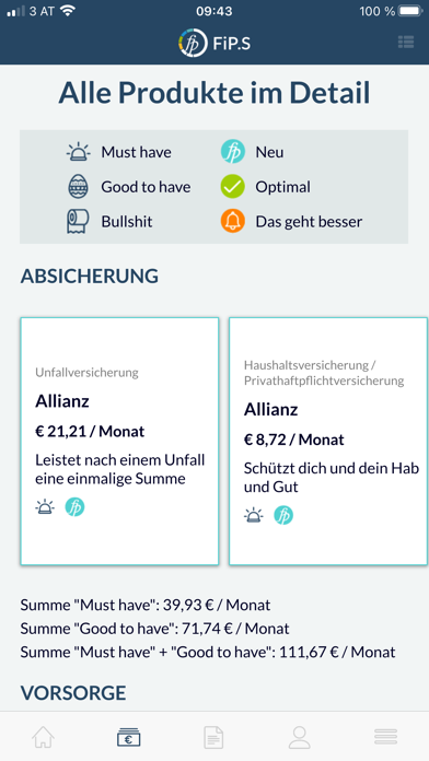 FiP.S - Smarte Finanzplanung Screenshot