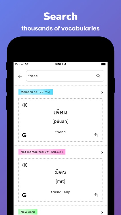Memorize: Learn Thai Words screenshot-3