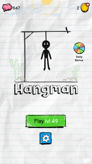 Hangman – Word Puzzle screenshot 1