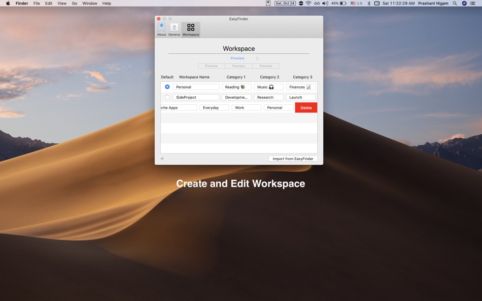 #5. EasyFinder 2 (macOS) 由: Prashant Nigam