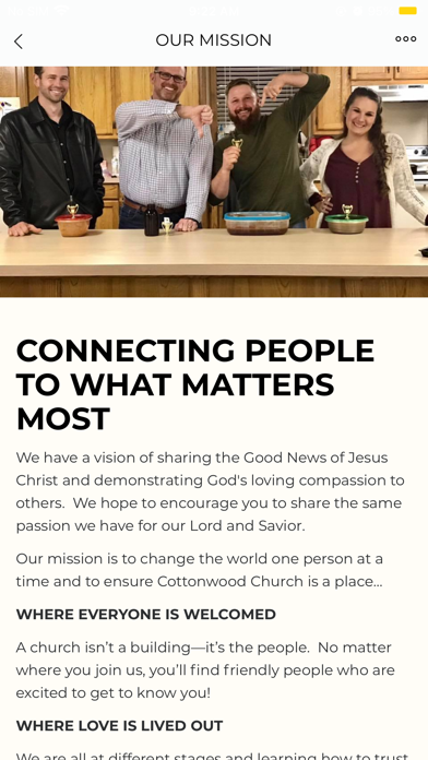 Cottonwood Church Screenshot