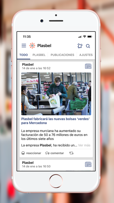 Plasbel Personas Screenshot