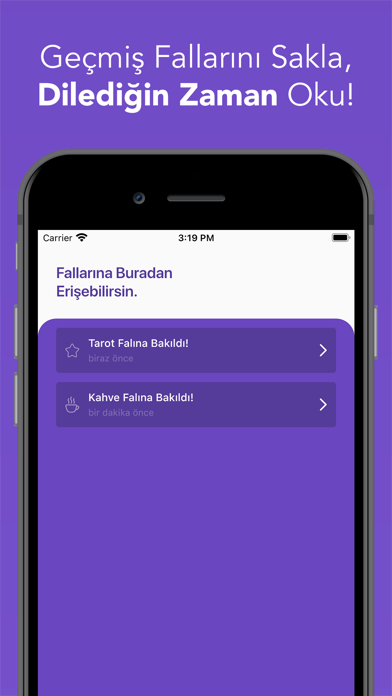 Efsun Abla Kahve Falı, Tarot Screenshot