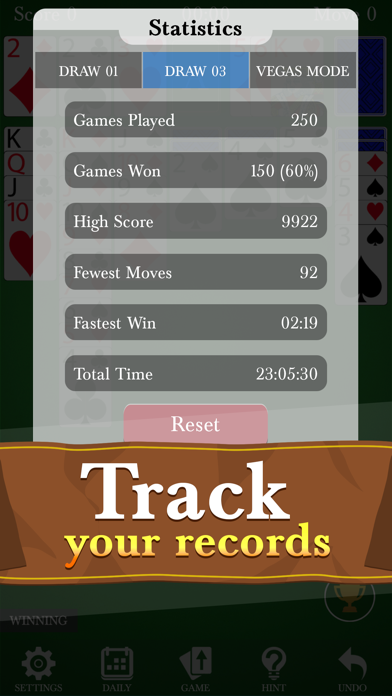 Screenshot #3 pour Solitaire Klondike Deluxe