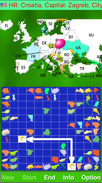 Map Solitaire - Europe