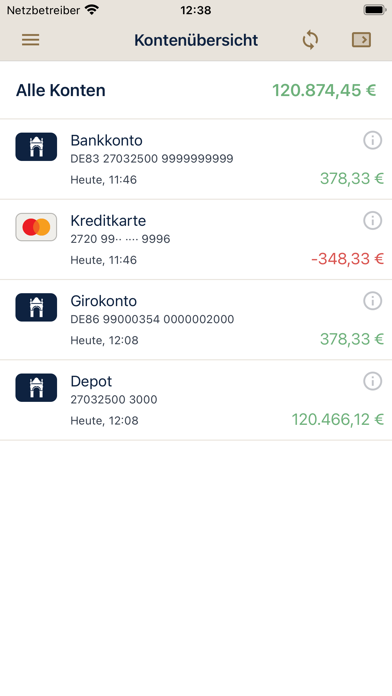 Bankhaus Seeliger Banking Screenshot