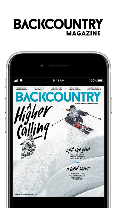 Backcountry Magazine Screenshot