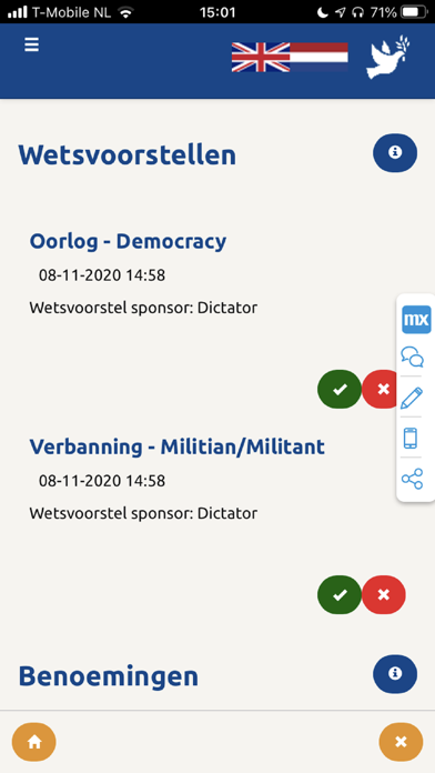 Democracy the Game Screenshot