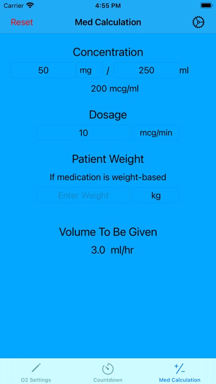 Oxygen Calculation Tool screenshot-5