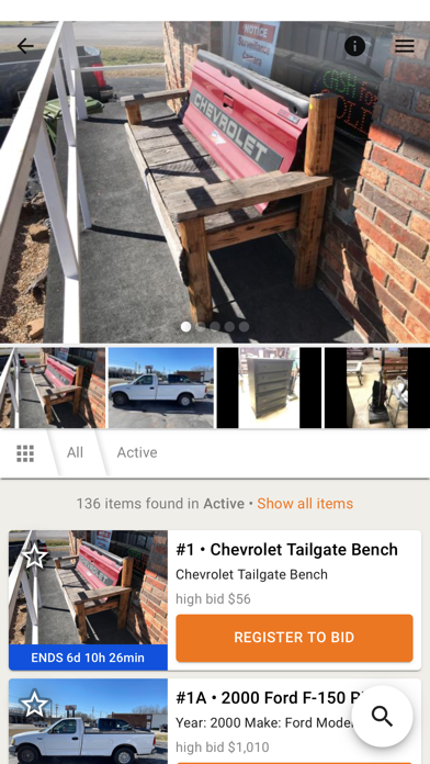 Hurst Auction Screenshot