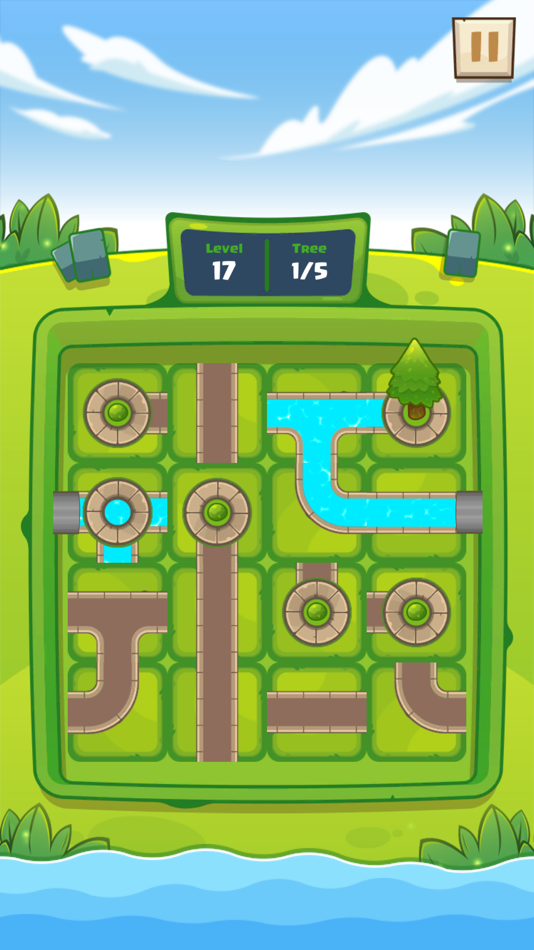 #4. Water Connect - Trees Puzzle (iOS) 来自: Onetap Co.,Ltd