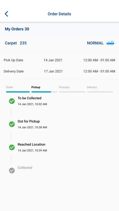 WashNFold :  Online Laundry Screenshot