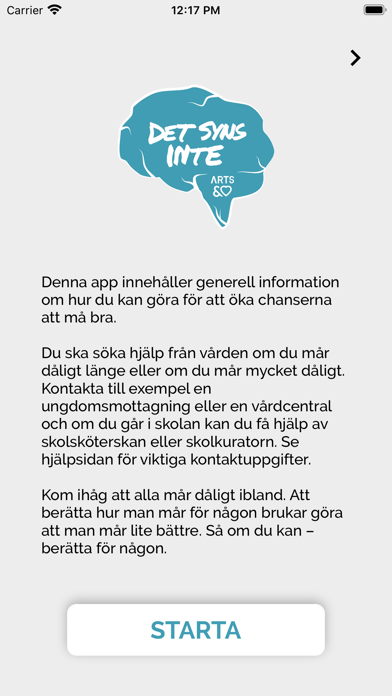 Det syns inte Screenshot