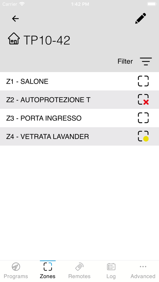 #2. myTecnoalarm TCS (iOS) 由: Tecnoalarm