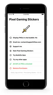 pixel gaming - gifs & stickers iphone screenshot 1