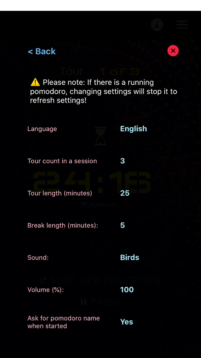 Simple Pomodoro Focus Timer