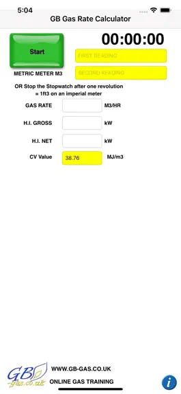 Game screenshot GB Gas Rate Calculator mod apk