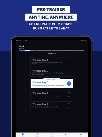 Daily Workout App by Fit5のおすすめ画像1