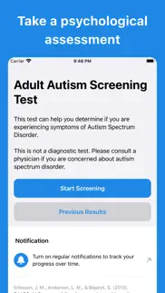 autism test (adult) iphone screenshot 1