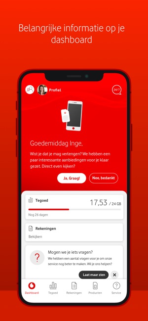 My Vodafone in de App Store