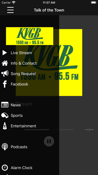 1590 KVGB and 95.5 FM Screenshot