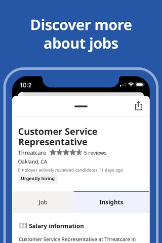 Скриншот из Indeed Job Search