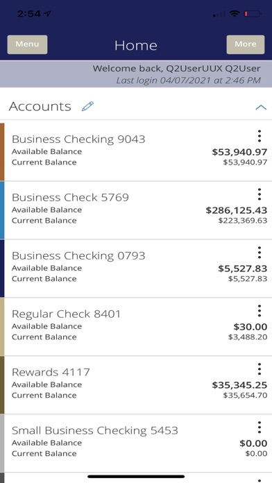 InterBank Treasury Management Screenshot