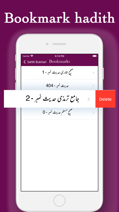Hadith Collection English Urdu Screenshot