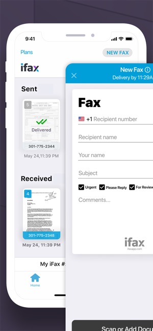Ifax Fax From Iphone Ad Free Im App Store