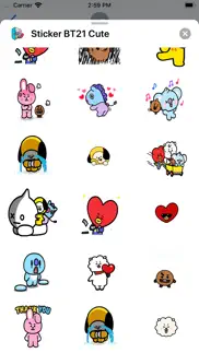 How to cancel & delete sticker bt21 cute 4