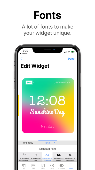 Widgets PRO - Photo Time Colorのおすすめ画像8