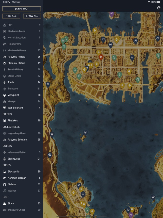 Assassin's Creed Origin Alexandria Map  Assassins creed origins, Ancient  alexandria, Alexandria map