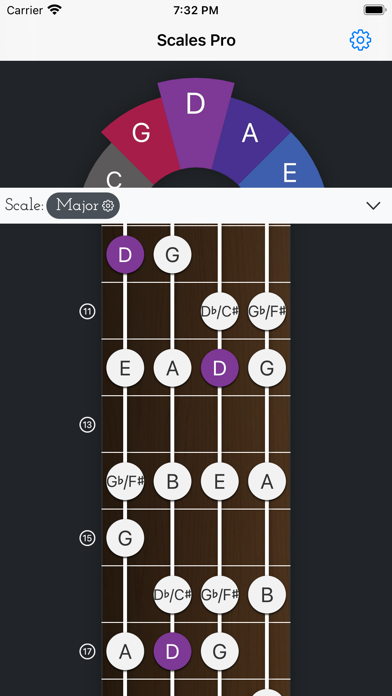 Screenshot #3 pour Scales Pro - Chords & Scales
