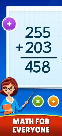 Game screenshot Math Games - Learn + - x ÷ mod apk