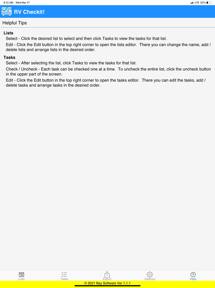 RV Checkit