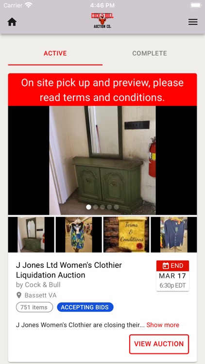 Cock & Bull Auctions