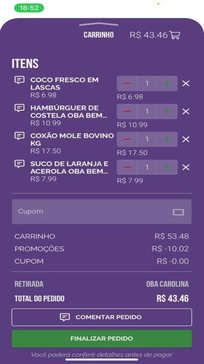 Onde comprar hortifruti mais barato em Campinas - Oba Hortifruti