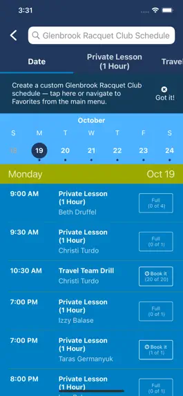 Game screenshot Glenbrook Racquet/Paddle Clubs apk