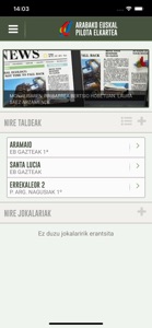 Federación Alavesa de Pelota screenshot #2 for iPhone