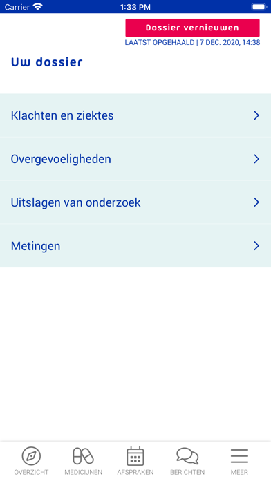 Mijn Huisarts Online Screenshot